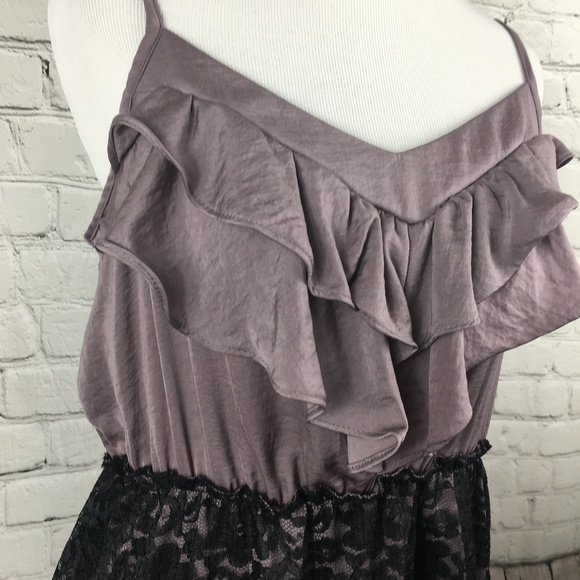 Xhilaration Ruffle and Lace Dress | Size L - Picture 4 of 6